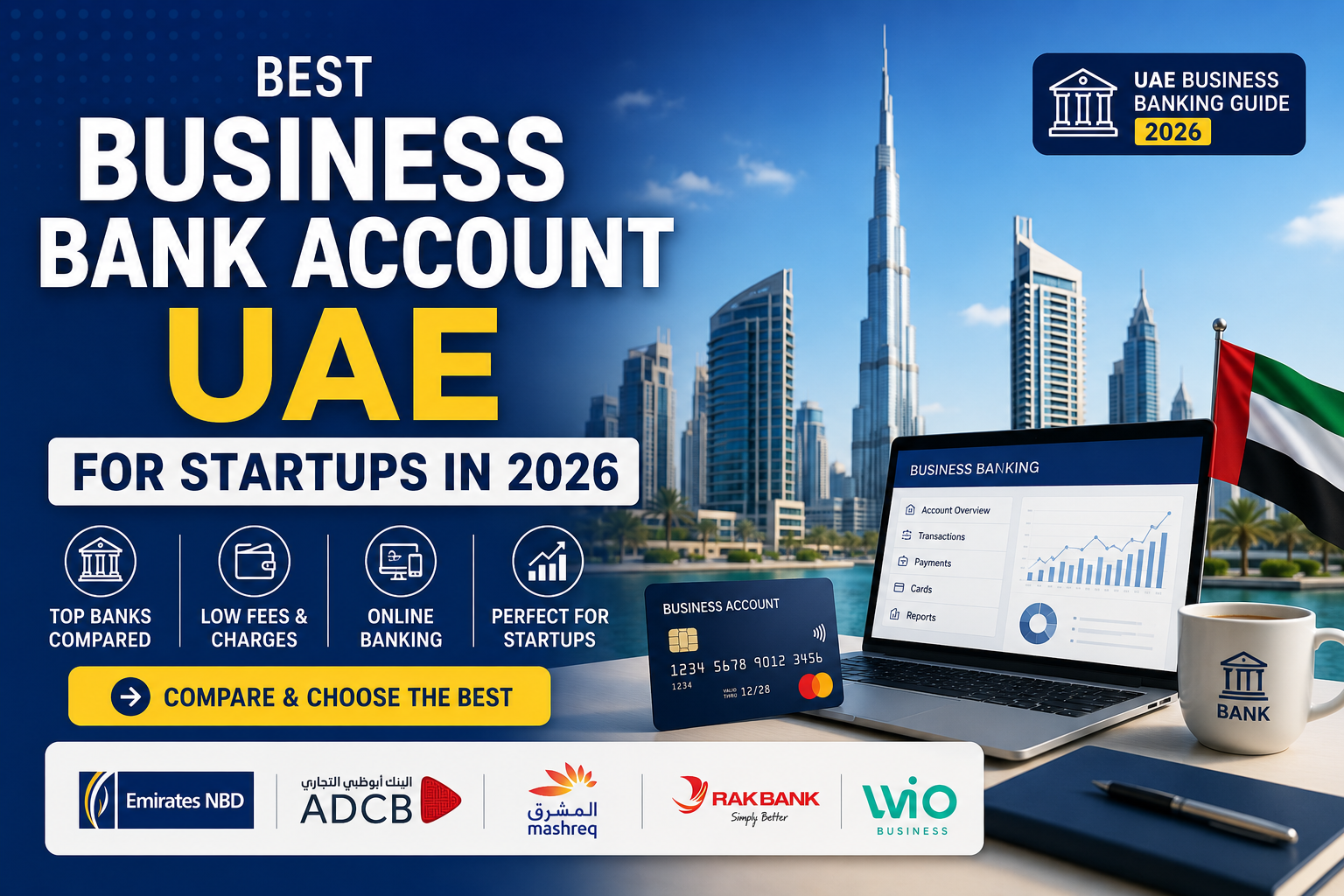Best Business Bank Account UAE for Startups 2026