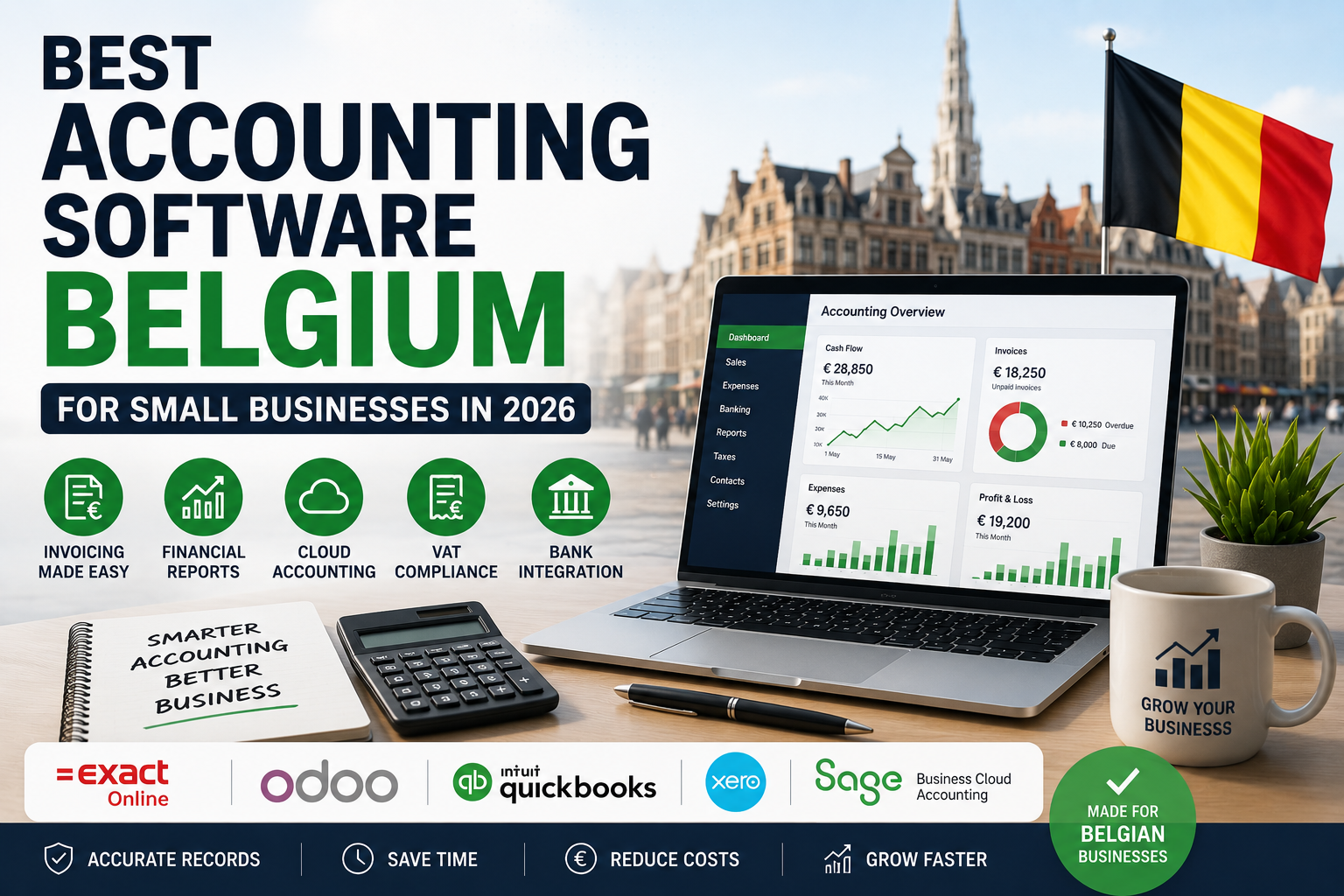 Best Accounting Software Belgium for Small Businesses (2026)