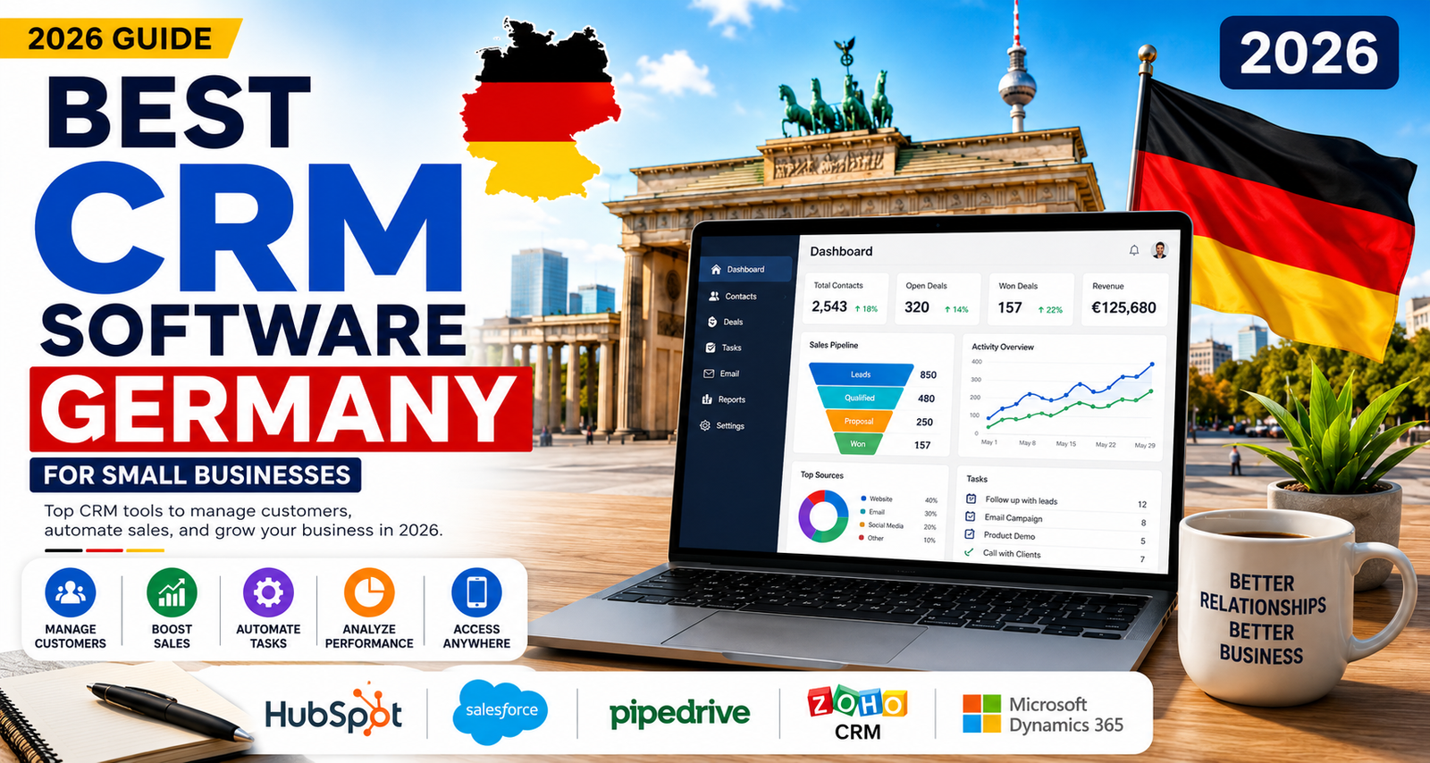 Best CRM Software Germany for Small Businesses (2026 Guide)